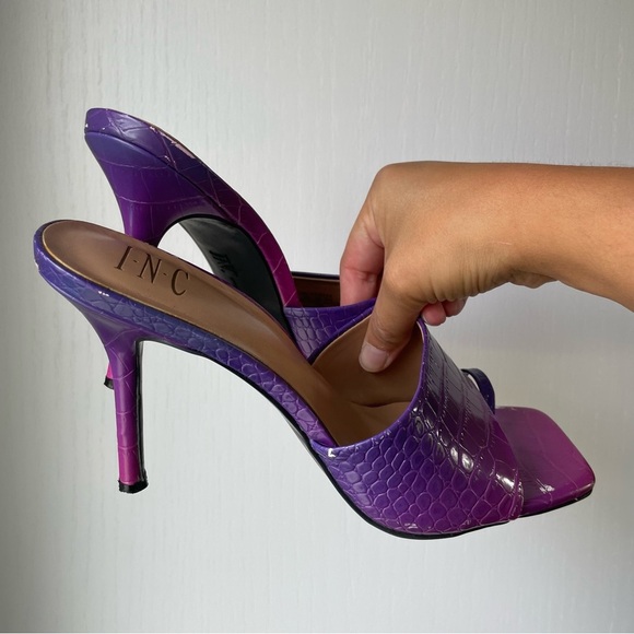 INC International Concepts Purple Friskee Slide Sandals Size Women's 10. - Picture 3 of 10